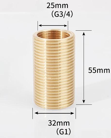 1/8" 1/4" 3/8" 1/2" 3/4" Gwint zewnętrzny BSP Pełny gwint Przedłużana złączka mosiężna do przepustnicy zbiornika wody Złączka przyłączeniowa Dom Ogród
