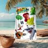 Ultra-Soft Beach Towel with Zig & Sharko Theme,Ideal for Pool - Camping, Diving - Perfect Travel Essential, Vibrant Beach Towel.