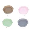 Air Fryer Silicone Tray Heats Resistant Food Baking Pan Oil-proof Reusable Oven Mat Bakeware Accessory for Kitchen Bakery
