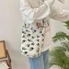 Bolso Cruzado Cubo de Lana de Cordero Sintética para Mujer, Bolsos de Hombro Vintage a Cuadros Florales para Señora, Bolsos de Mano Suaves de Felpa de Gran Capacidad para Mujer