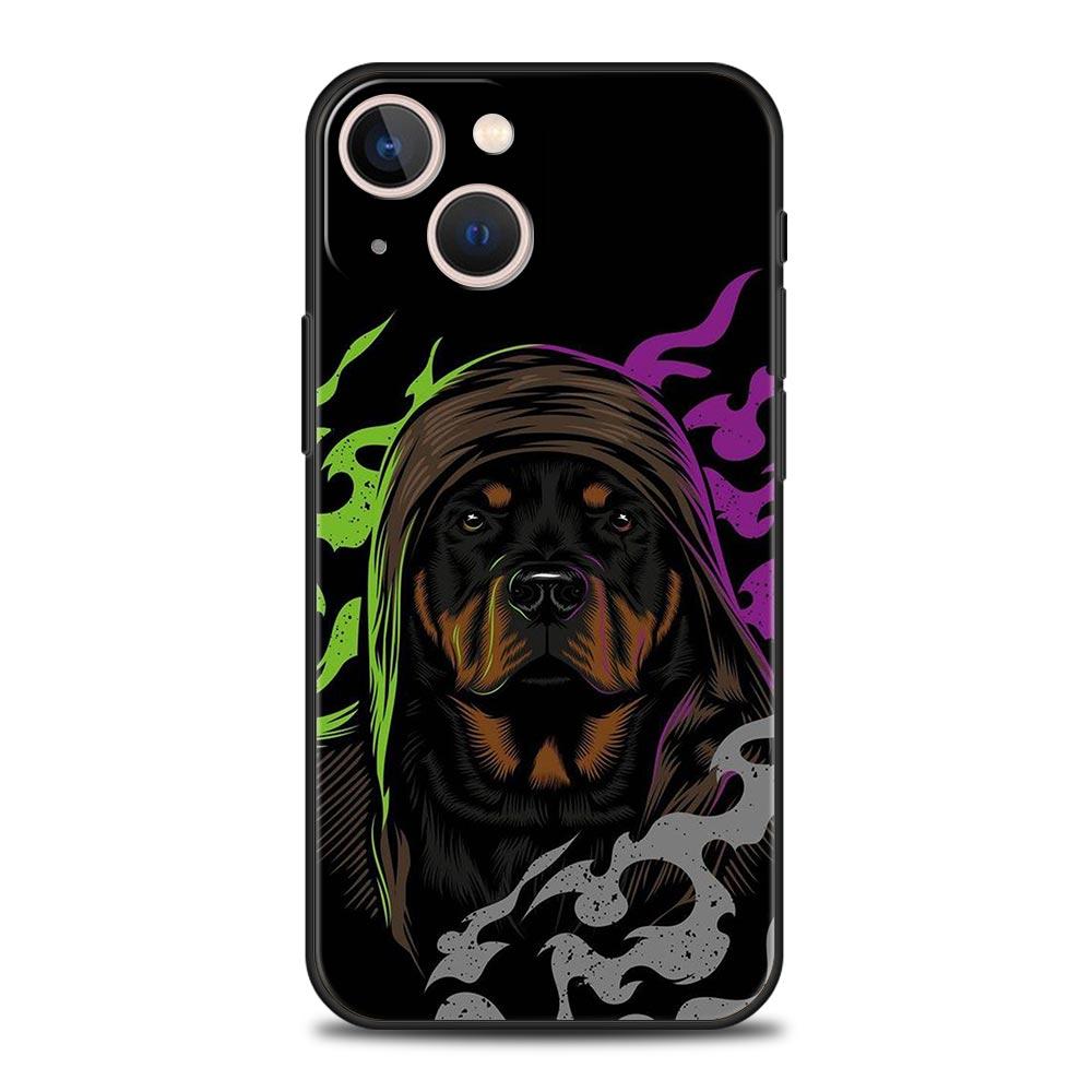 Doberman Dog Phone Case Cover for iPhone 17 16 15 14 13 12 11 Pro Max 17 Air Plus Shockproof Soft TPU Shell Fundas Capas Coque