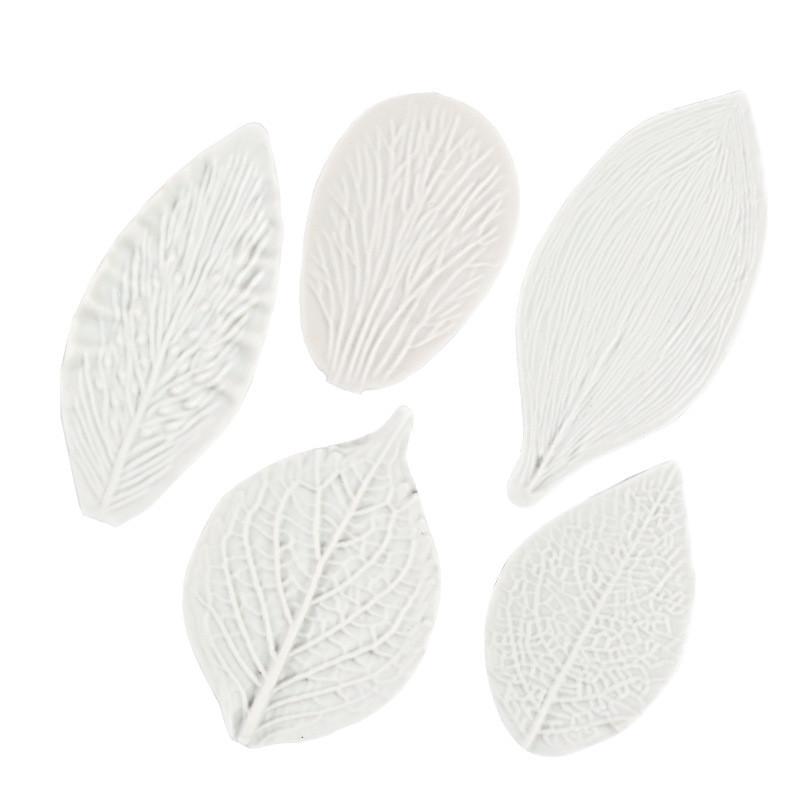 Silicone Leaf Cake Mold Set For Fondant And Clay Decorations With 3d Texture For Baking Enthusiasts