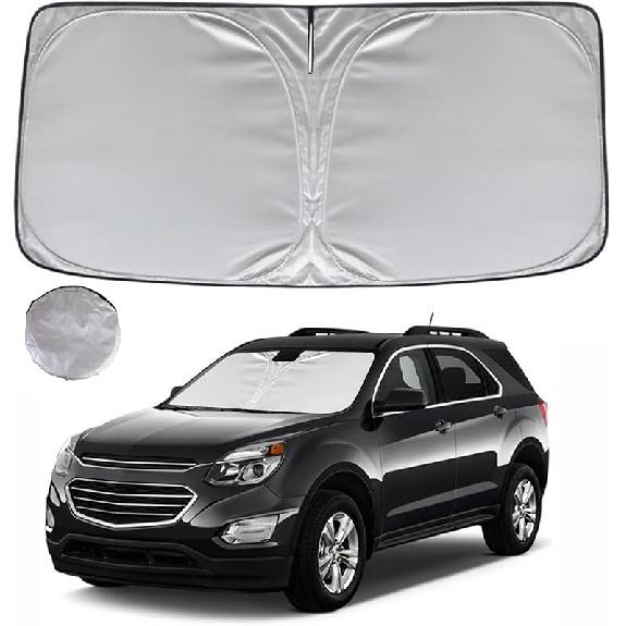 KAYZT Windshield Sun Shade For F150 2015- Foldable Sunshade Front Window  Fit Accessories