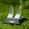 Acrylic Fishing Reel Display Holder Spinning Baitcasting Reel Stand Rack Durable Non Slip Water Drop Wheel Display Stand Support
