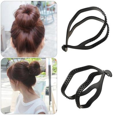 Tool Black Women Bun Maker Styling Clip Hair Twist Stick