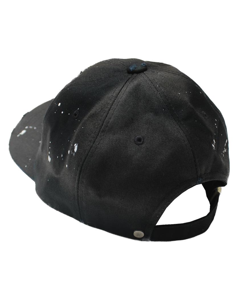 Leondieseu Sunbleach Denim Logo Ball Cap (Washed Black)