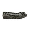 Where's That From Womens/Ladies Studded Trim Mesh Ballet Flats