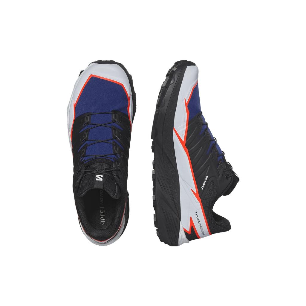 Salomon Trail Running Comfortable Sports Non-Slip Wear-Resistant Low-Top Running Shoes Men sneaker Black Blue 472961