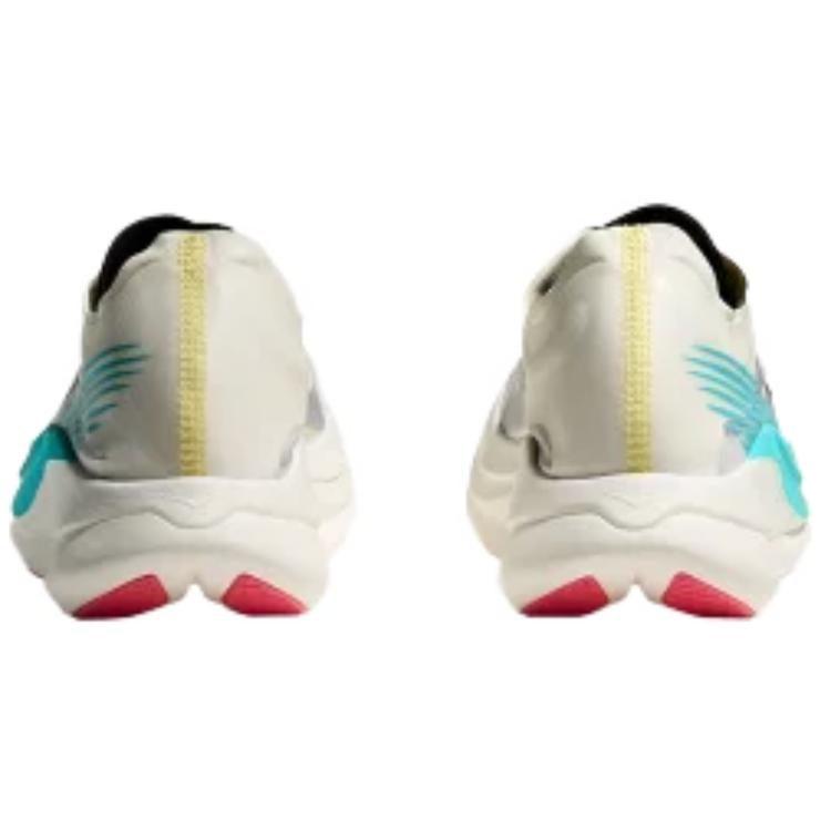HOKA One One ROCKET X 2 Slip Resistant Abrasion Resistant Low Top Casual Running Shoes Unisex White Gray 1127927-YZC