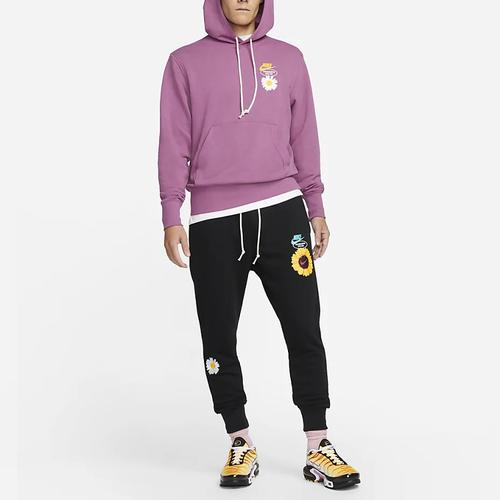 Nike Amerikanischer Retro-Sport-Hoodie mit kleiner Gänseblümchen-Stickerei für Herren