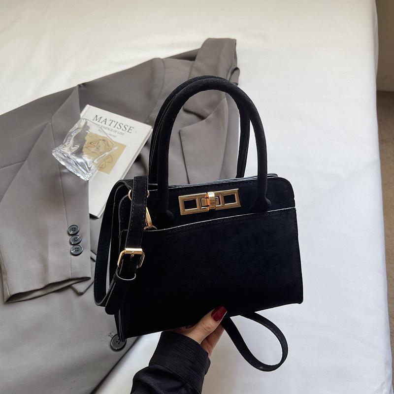 2025 Retro Frosted Textured Handbag: Versatile Women's Shoulder & Crossbody Bag