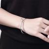 Charms 925 Sterling Silver Water Drop Pendant Bangle Bracelet Necklace Earring Ring for Women Fashion Party Jewelry Set