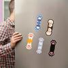 5pcs/Pack Cute Kitten Cat Paw Magnetic Bookmarks - Color-Coded (Kitten Colors) Soft Magnetic Page Clips, Foldable Book Markers for Books