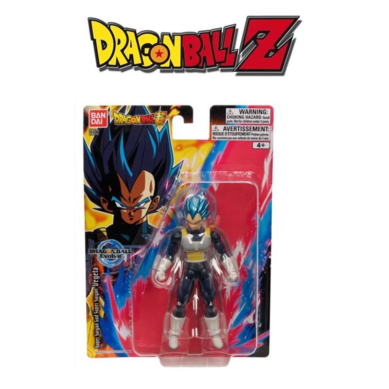 Dragon Ball Vegeta Action Figure Toy Blue Hair Pvc Collectible Doll 14cm Size