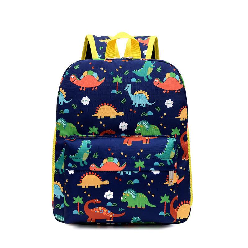 Stylish Nylon Dinosaur Backpack With Breathable And Load-reducing Features
