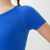 Women's Quick-Dry Sport Crew Neck Short Sleeve Top for Running & Yoga 