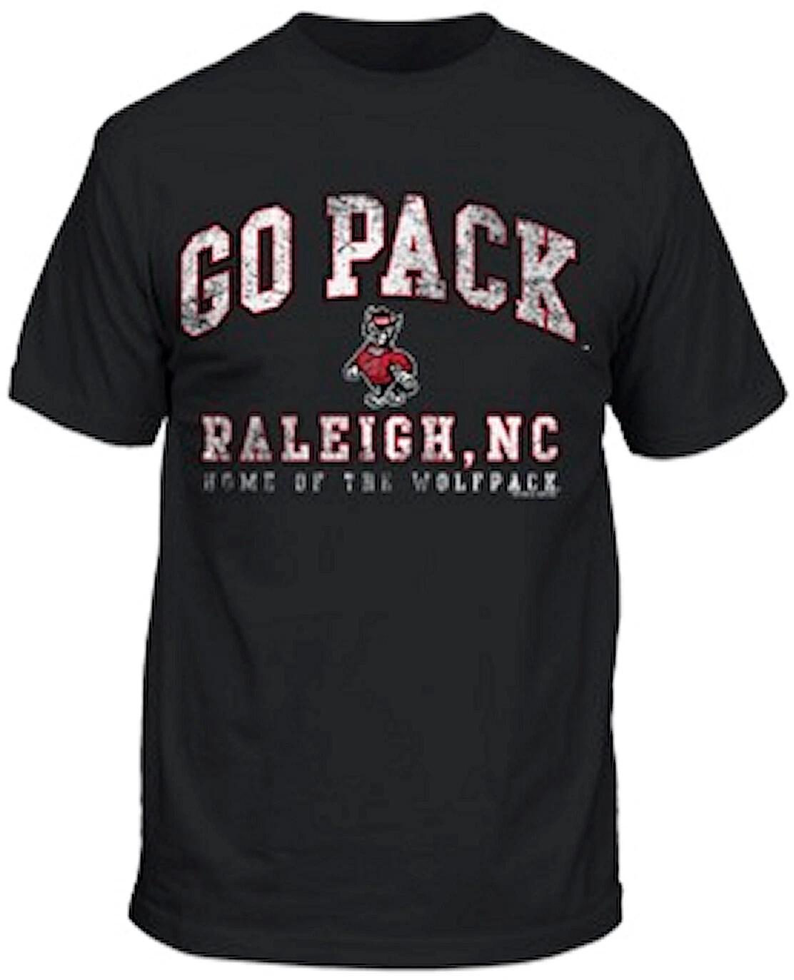 North Carolina State Men s Go Pack Distressed Slogan Short Sleeve T shirt 4XL