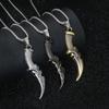Nieuwe Heren Geometrische Textuur Mes Hanger Ketting Punk Hip-Hop Stijl Dominerende Trui Ketting Accessoire Groothandel