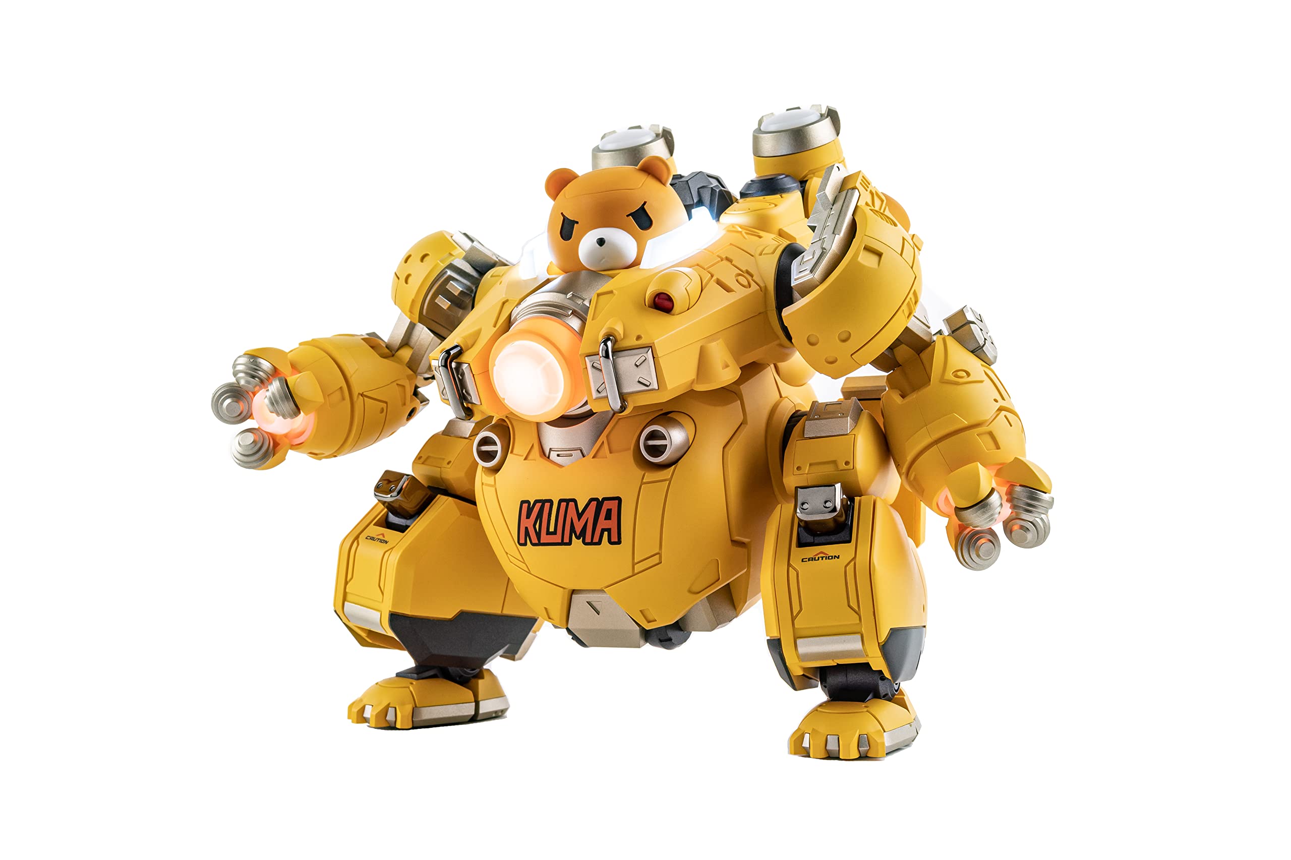 

MECHA INVASION City Caramel ABS POM PVC Zinc Alloy Painted Movable Figure Speaker Mobile Alpha [Yellow] & & &