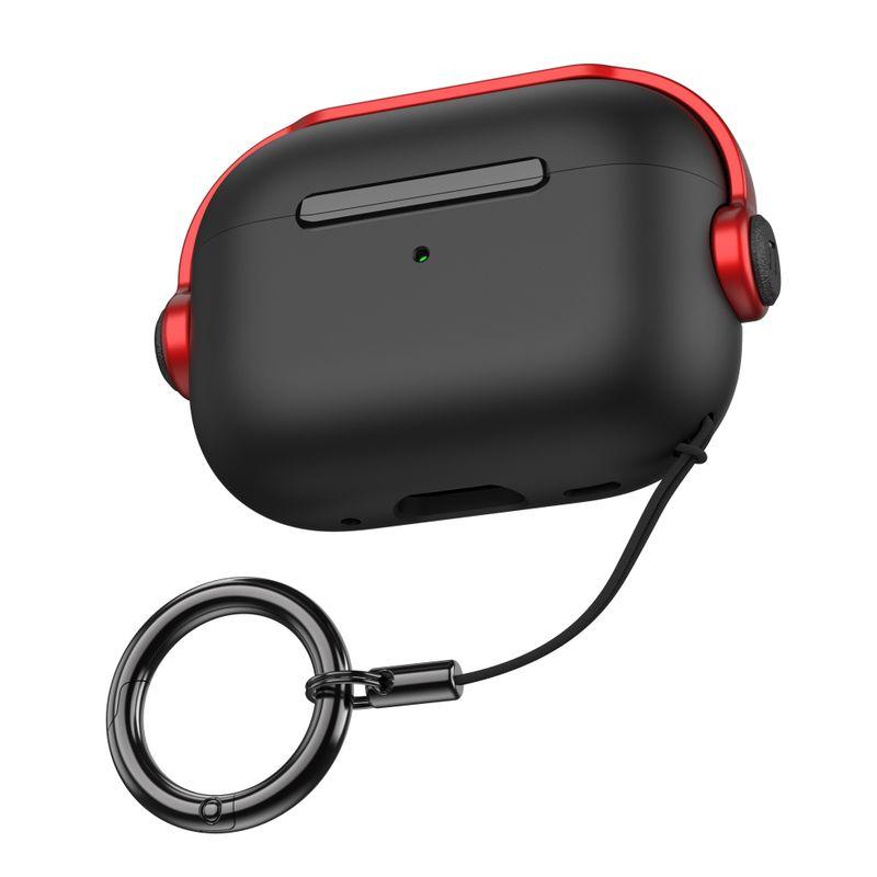 

Applicable to Airpods2 Switch Earphone Sleeves Airpods3 Lock Protective Case Apple AirPods Earphone Case Apple AirPods Pro 2nd Generation Red