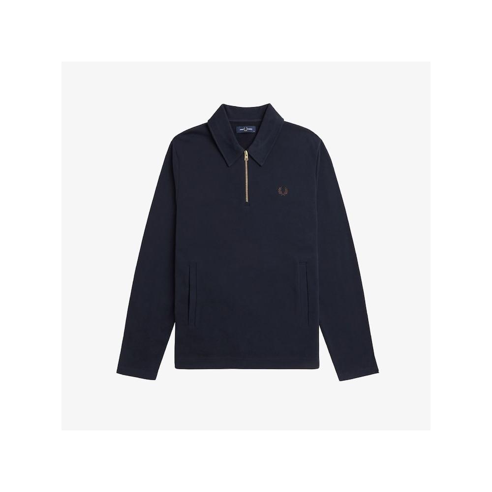 Fred Perry [Original-Hauptsitz] Fred Perry [Sport] Halbzip-Sweatshirt 608 Afpm2438618 608 qzgAfpm2438618 608