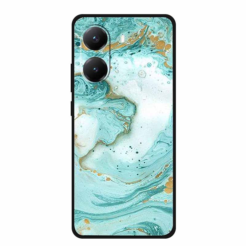 Funda For Poco X7 Pro Cases Marble Painted Silicone Back Cover for Poco X7 Pro Protective Shockproof Cool Capa Poco X7Pro Bumper