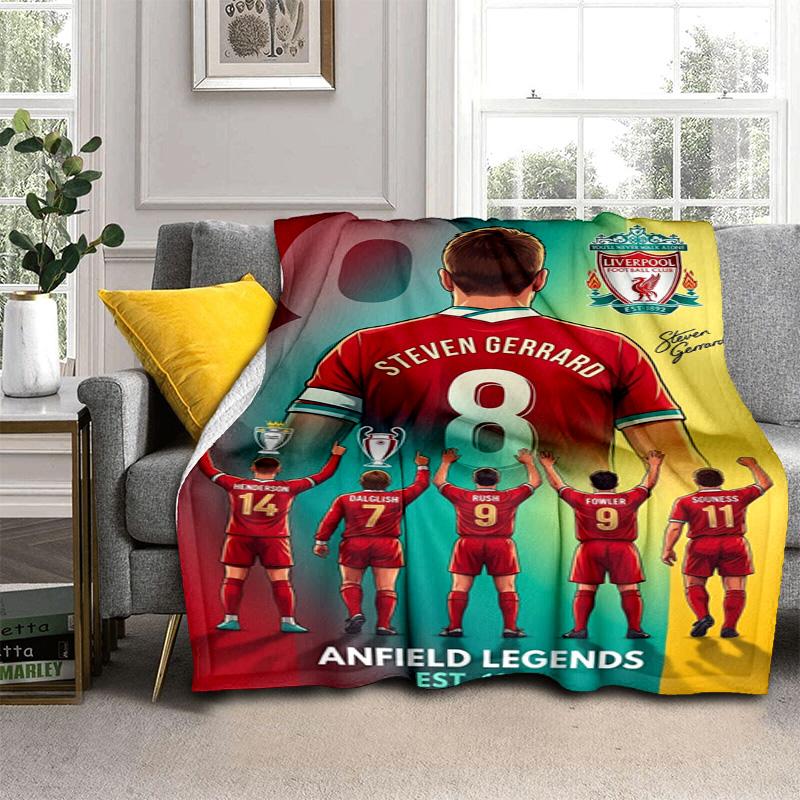 Legends Liverpool Gerrard'S Legacy Blanket Home Decor Camping Trip Office Rest Blanket Christmas Gifts Air Conditioning Blanket