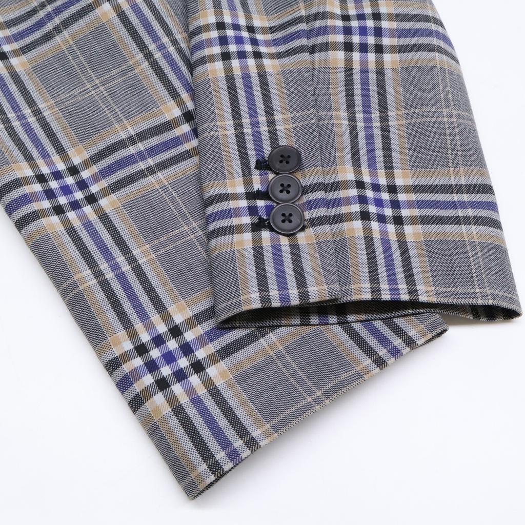 tibi [Excellent Condition] 430-8250850 Oversized Checked Blazer, Checked, Oversized Tailored Jacket S grayUsed