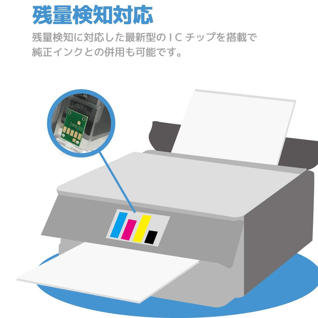 Compatible Epson IC4CL69 Ink Cartridges High Yield Compatible with Genuine Ink in QR Code Compatible with and (BK-L/C/M/Y) (4-Color Set) - Black.