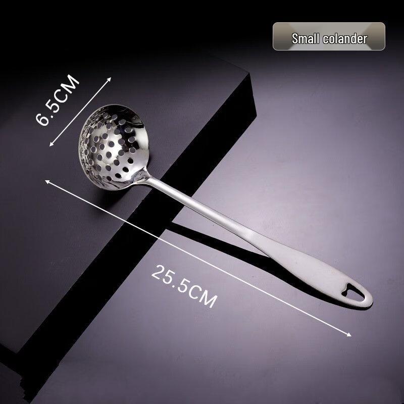 WuTuo 304 Stainless Steel Thickened Long Handle Soup Ladle