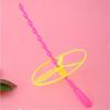 Classic Fun Hand Push Flying Fairy Bamboo UFO Dragonfly Childhood Spin Street Stall Toy Kindergarten Party Supplies Gift
