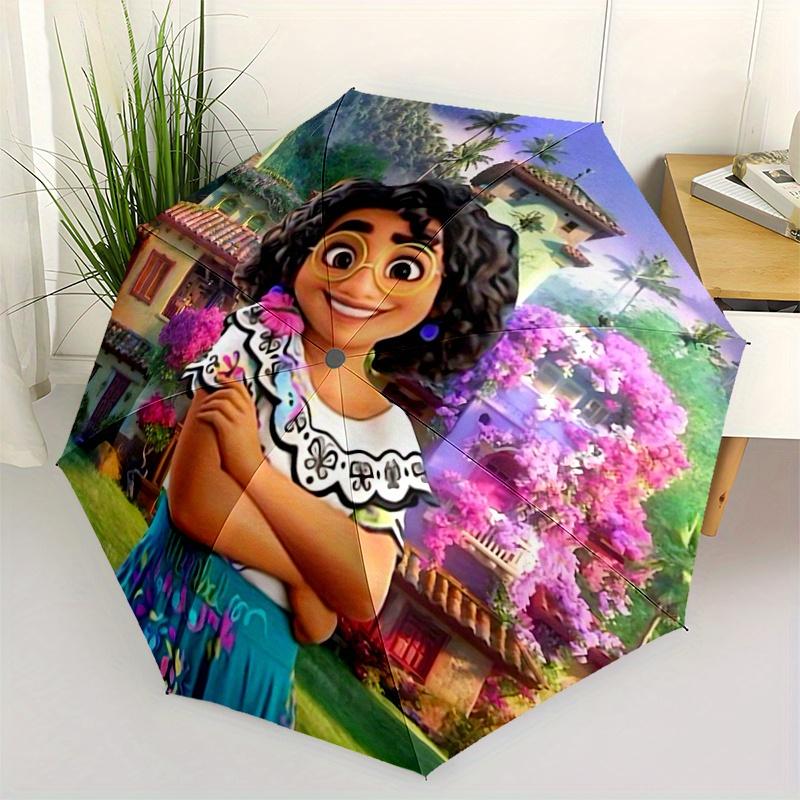 

1pc Encanto Mirabel Pattern Umbrella, Fashionable, Personalized, High-Value Folding Umbrella, a Must-Have for Summer, 8-Rib Durable Iron Fra