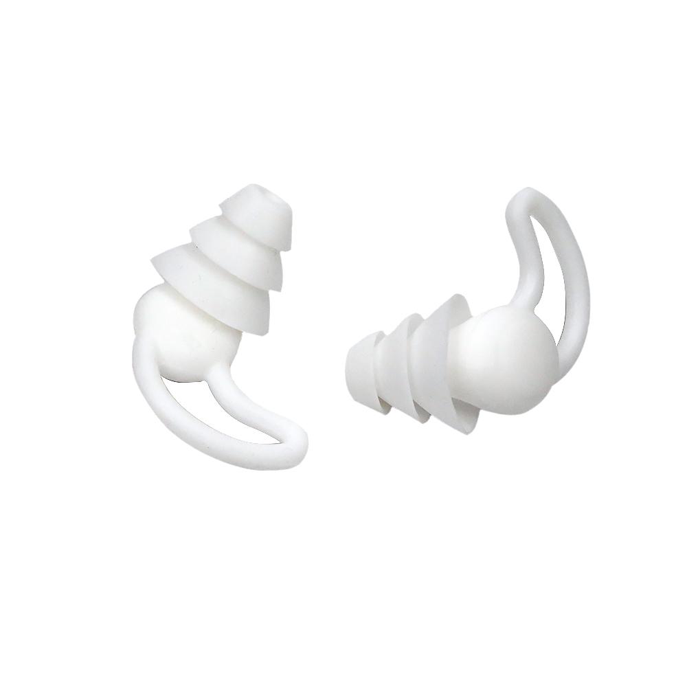 Hearing Protection Ear Plugs Triple Physical Noise Reduction Skin-friendly Silicone GEL Sleeping Earplug Silicone синий