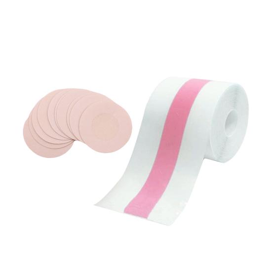 1 set autocolant pentru piept, multifuncțional, design transparent, confortabil, instrument de înfrumusețare, respirabil, cu silicon pentru ridicarea sânilor, bandă pentru femei