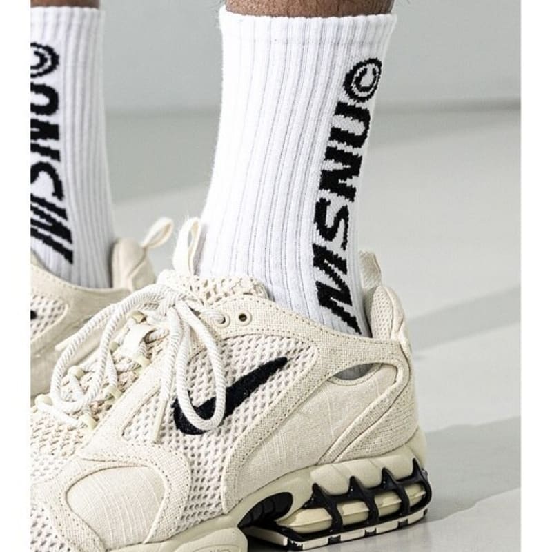 MASSNOUN MSNU LOGO SOCKS MUZAS001-WT