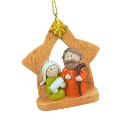 Durable Resin Scene Set Handcrafted Christmas Figurines For Home Office Desk
