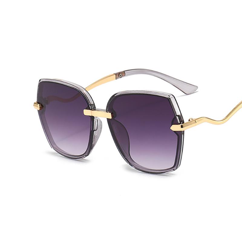 

Sunglasses Women S Sunglasses Personalized Glasses Frameless Marine Film Ins With Goods Han Chao