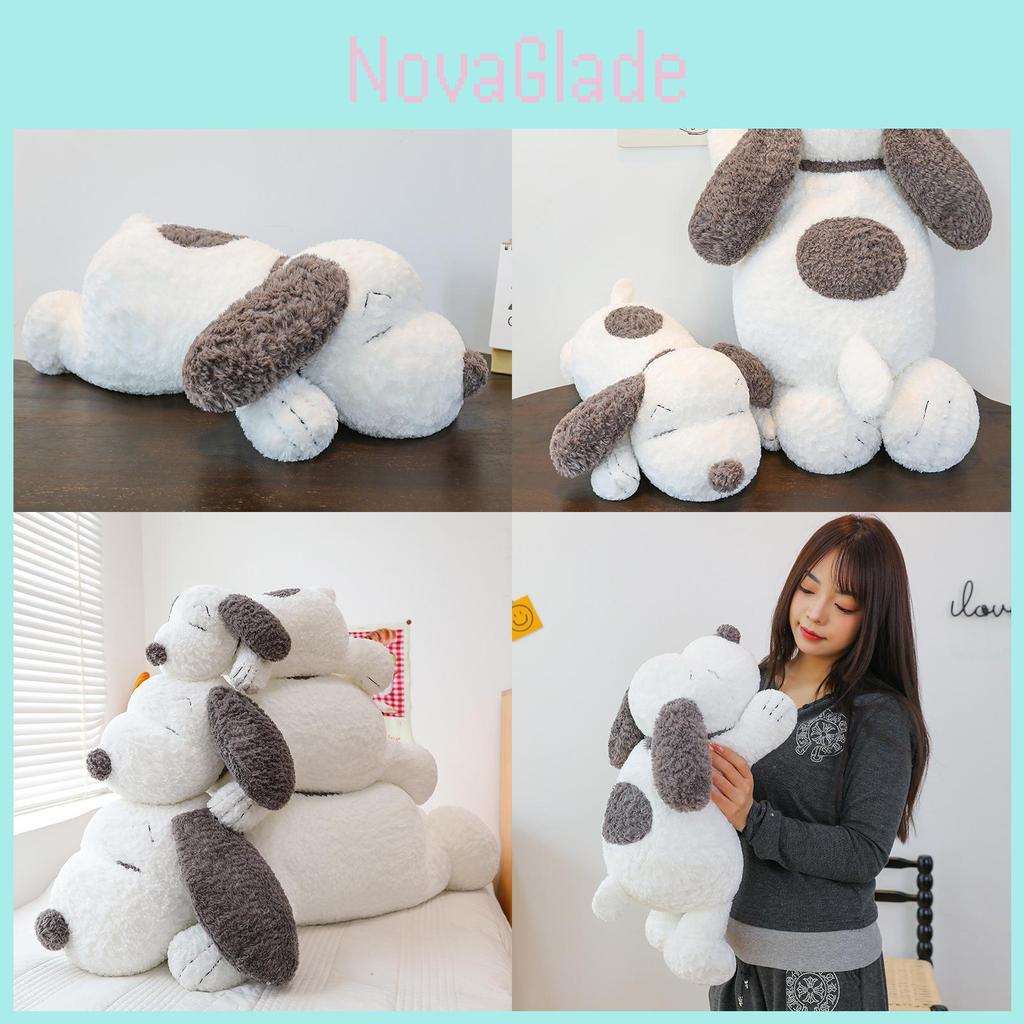 Adorable Plush Dog Pillow Comforting Toy Soft Cuddly Stuffed Animal 55cm