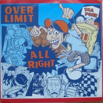 7inch Record OVER LIMIT - All Right / From Now On! / Walking  PLP6052 MEET SHOPPING 1998 Japan Rock Used