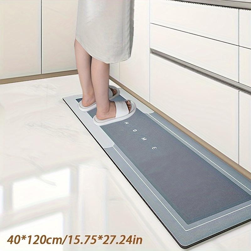 1pc quick-dry diatom mud mat-ultra absorbent, anti-slip for safety, large size-ideal for bathroom, kitchen, and hotel use