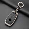 Zinc Alloy Car Key Cover with Keychain for Mercedes-Benz A220 E63S AMG E-Class GLE 350 4MATIC E300 E400 E43 W213 Leatuer Keycase