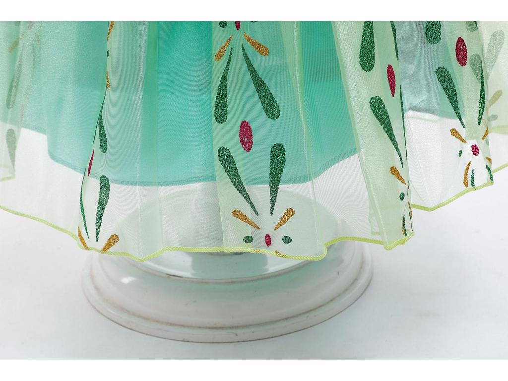 2023 Summer Frozen Princess Anna Dress for Girls - Birthday & Holiday Performance Outfit