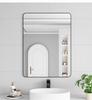 Self-Adhesive Wall-Mounted Bathroom Mirror for Makeup