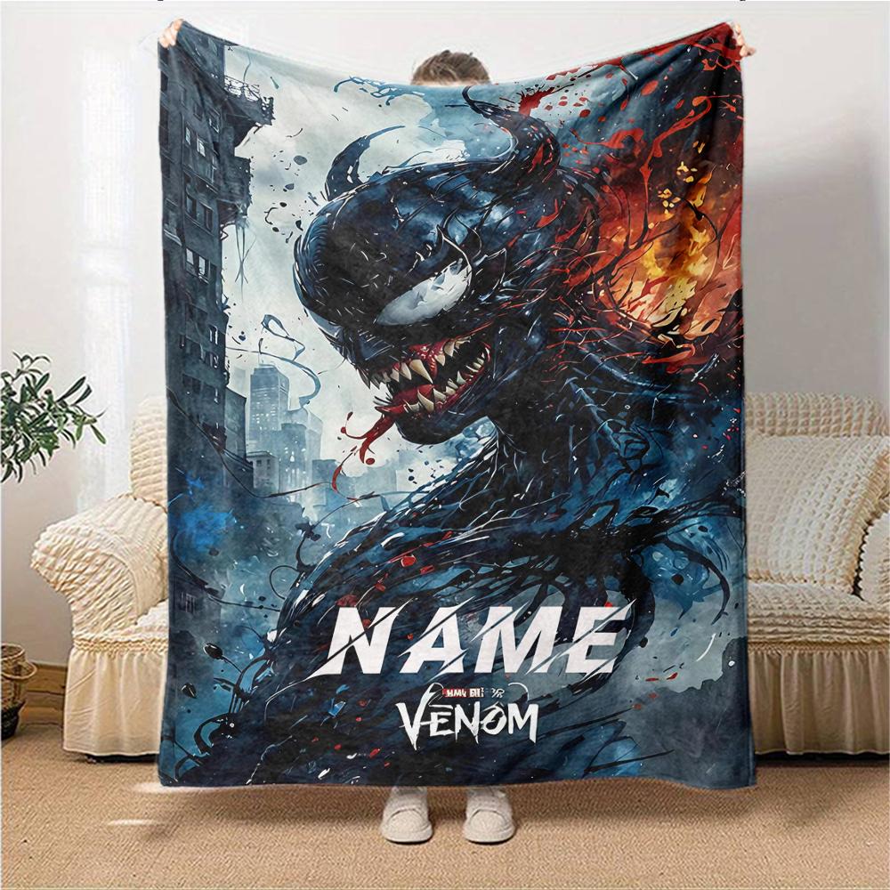 Custom Name Deadpool Wolverine blanket for Couch & Bed, Plush Cozy Fuzzy Blanket Super Soft & Warm Blankets for Fall and Winter. 090823