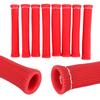 8pcs 1600 Degree Spark Plug Protector Red Wire Boot Heat Shield Cover Insulator for Car Truck