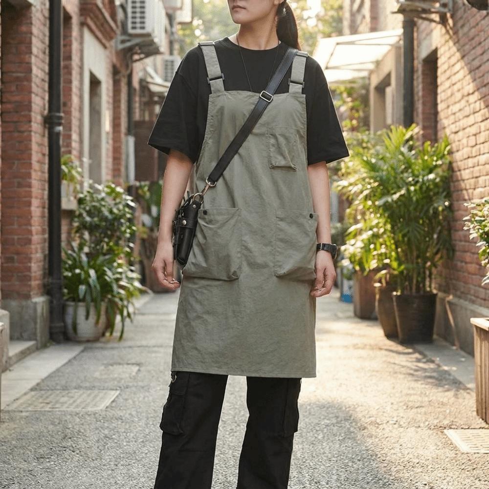Adjustable Cooking Apron Oil-Proof Work Apron Kitchen Accessories Catering Apron Bar