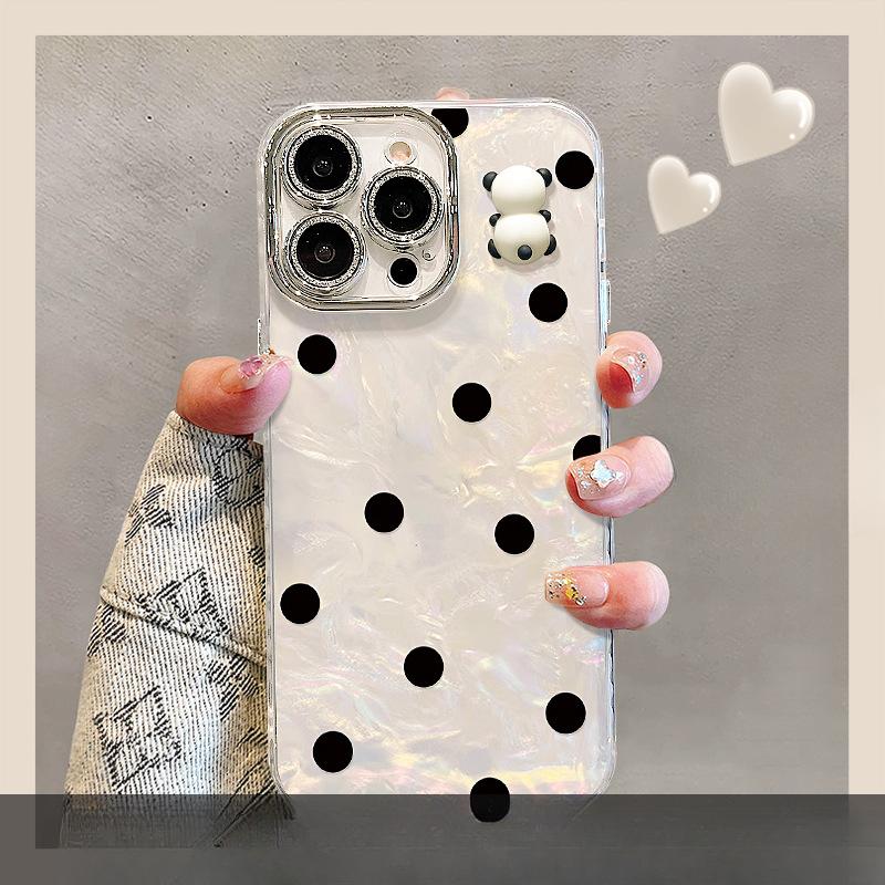 

Жемчужный браслет-зеркало Подходит для чехла для мобильного телефона Apple 16 15promax Легкая роскошь 14 Высококлассное ощущение 13 Девушки 11 Противоударный iPhone 11 Pro Max