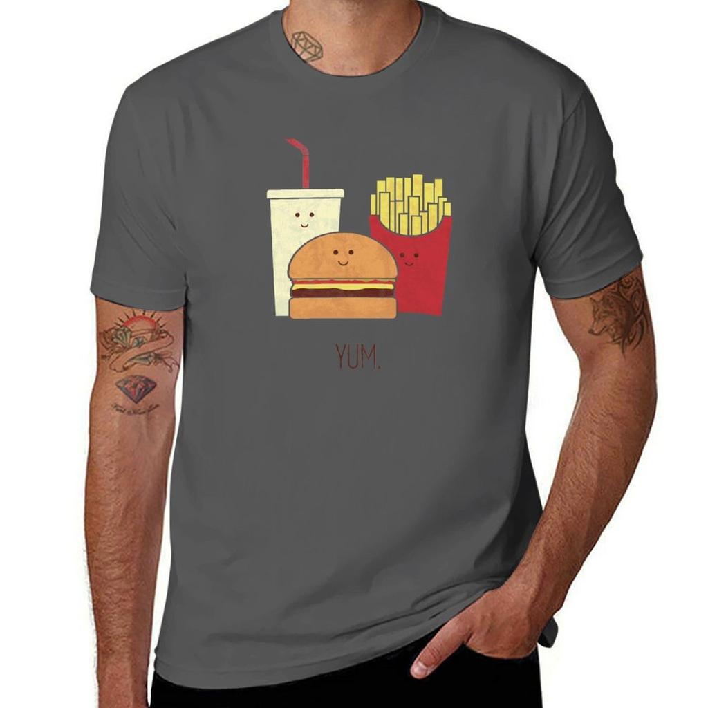 Fast Food TShirt Athletic Fit Sports Short Sleeve Top