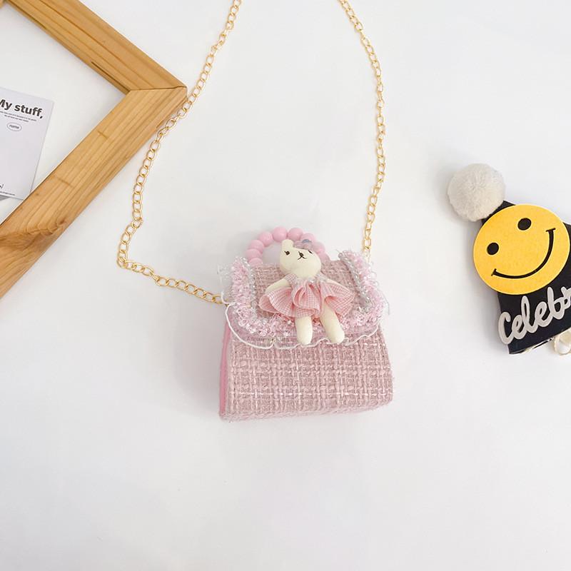Adorable Mini Korean Princess Crossbody Bag For Kids Featuring Cute Bunny Design