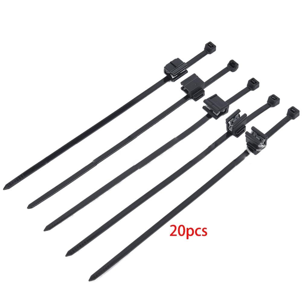 20/50/100Pcs Practical Cable Tie Buckle Universal Cable Ties Tool  for Auto Corrugated Pipe
